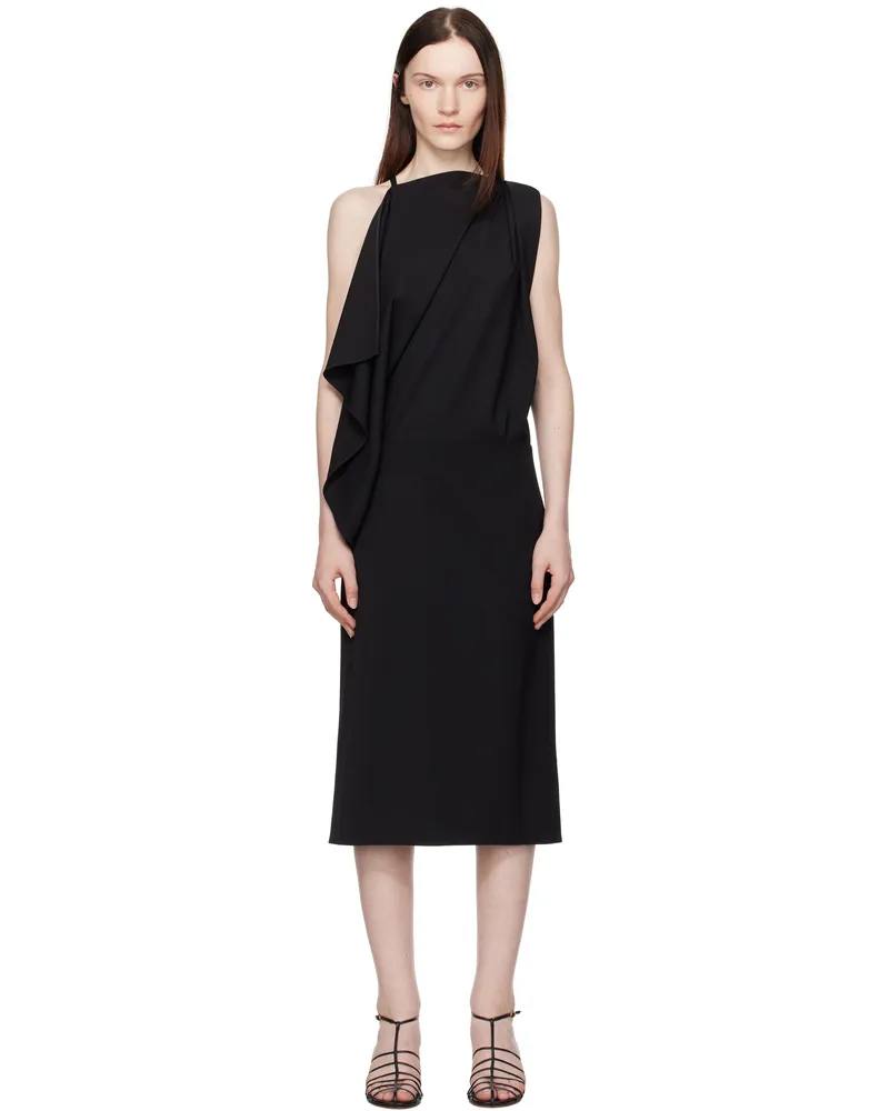 Proenza Schouler Black Elena Midi Dress Black