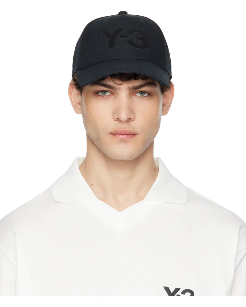 Y-3 Black Classic Logo Cap Black