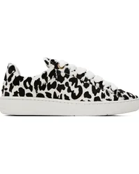 Lanvin White & Black Curb Lite Sneakers White