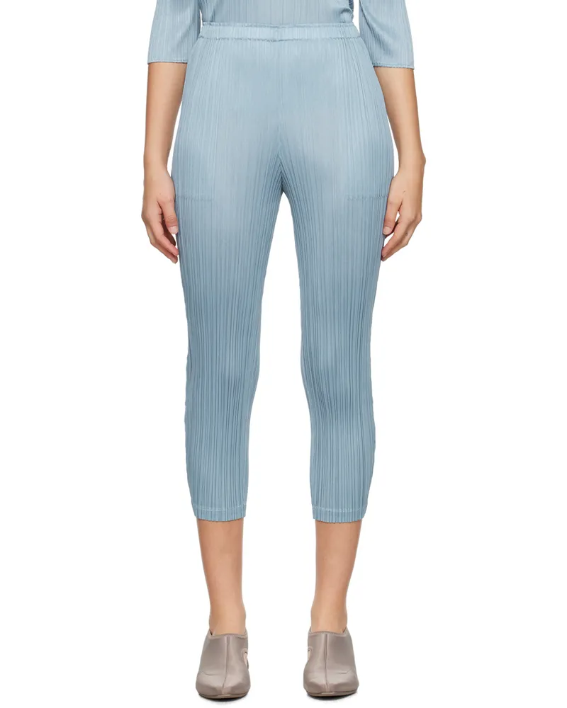 Issey Miyake Gray Monthly Colors August Trousers 11-cool