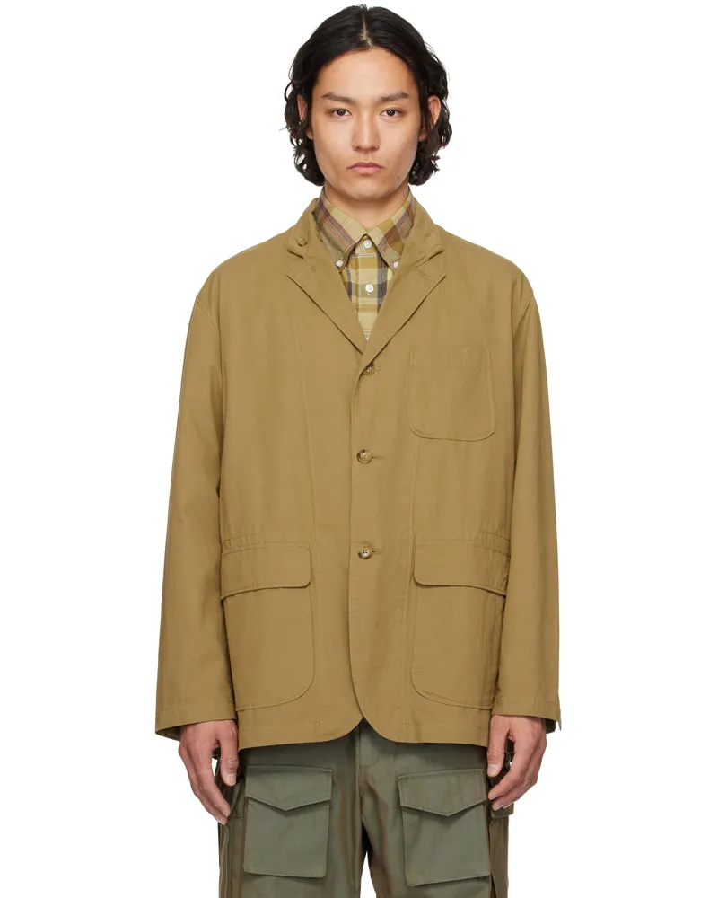 Engineered Garments Khaki Loiter Blazer Eu006