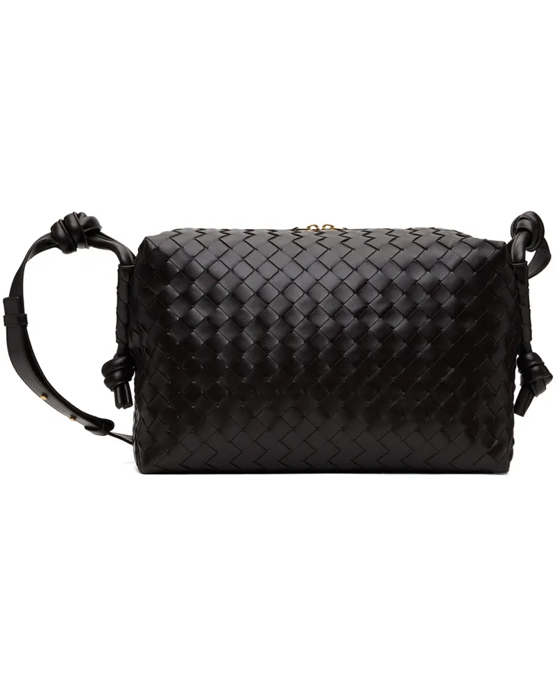 Bottega Veneta Brown Medium Loop Weekender Duffle Bag 2190