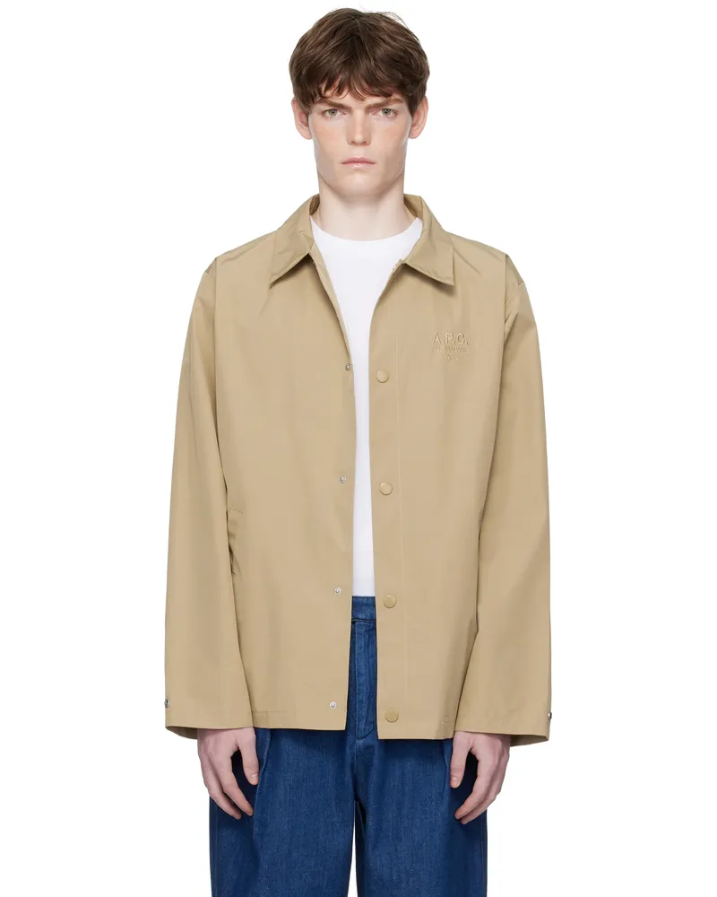 A.P.C. Beige Regis Jacket Baa