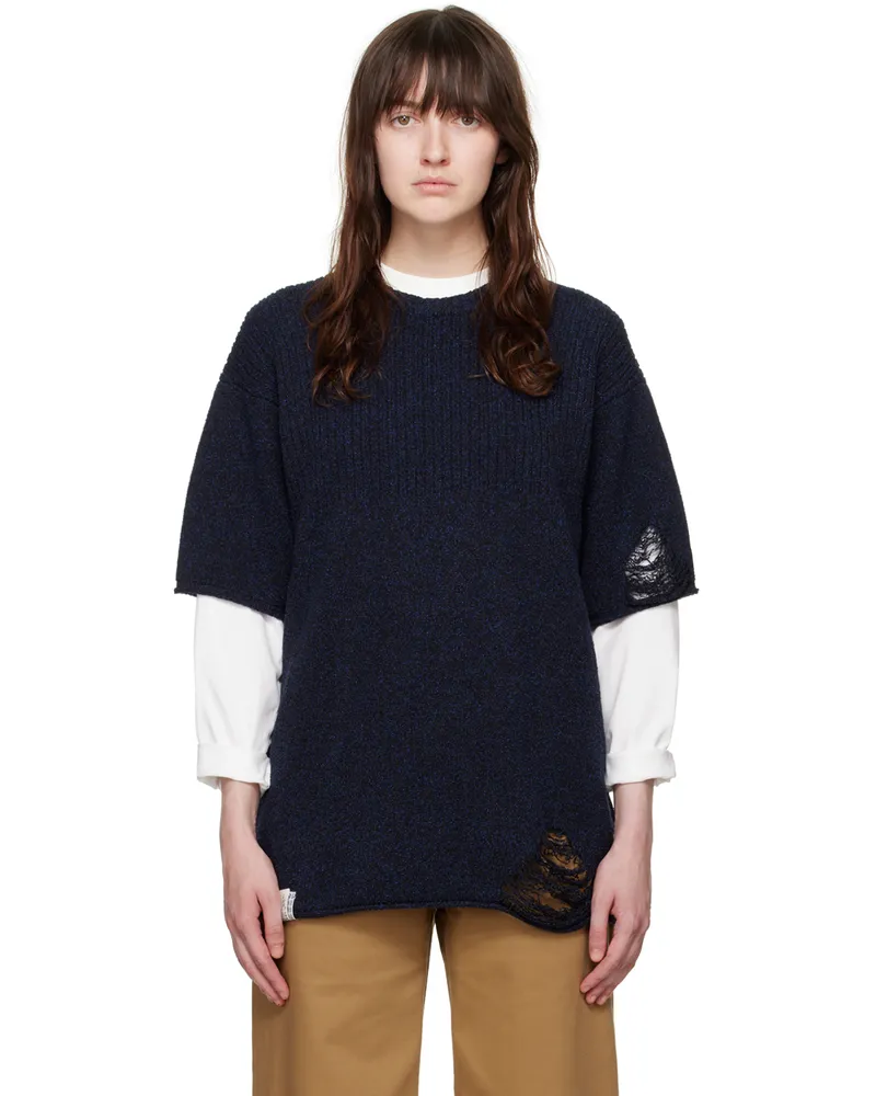 Adererror Black & Blue Varto Sweater Noir