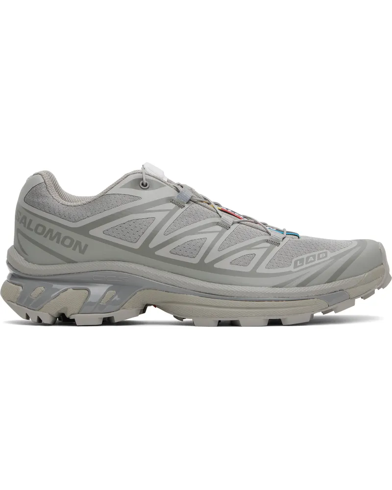 Salomon Gray XT-6 Sneakers Ghost