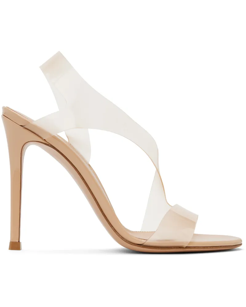 Gianvito Rossi Beige Metropolis Heeled Sandals Nude+nude