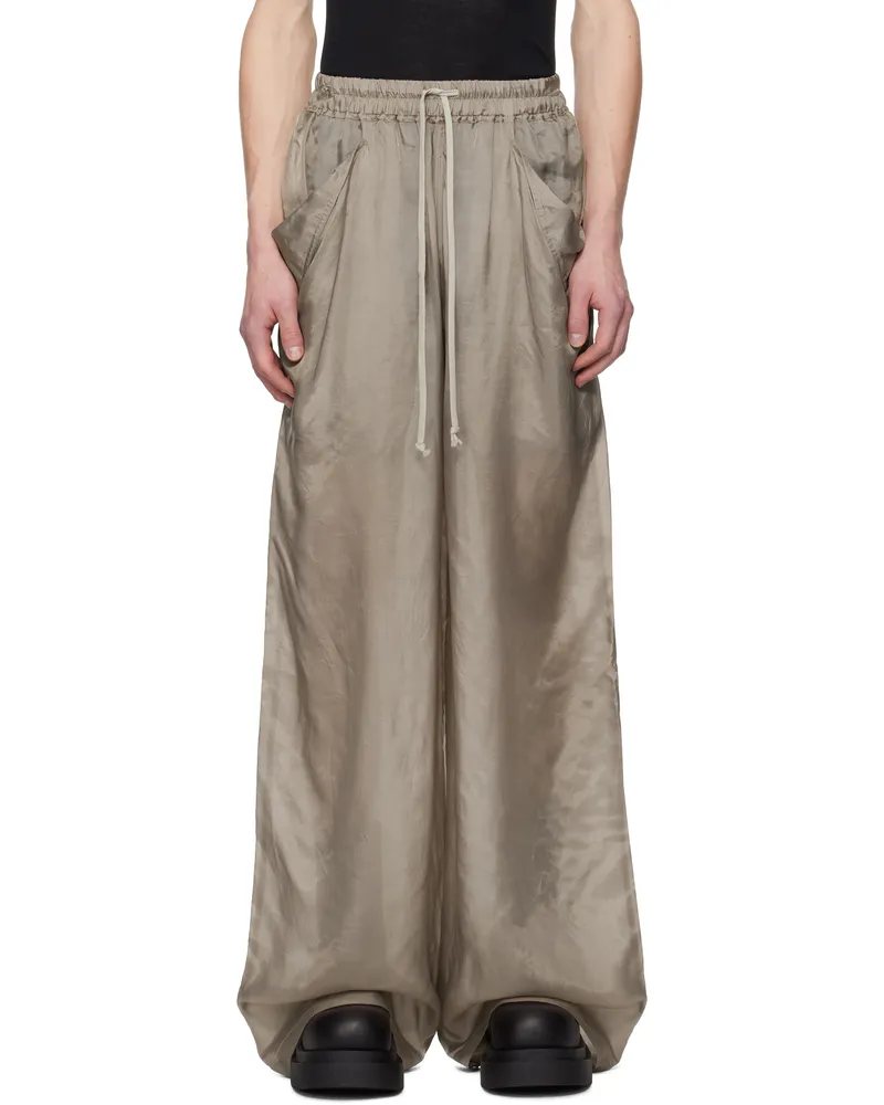 Rick Owens Taupe Hollywood Lido Trousers 64