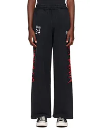 Stolen Girlfriends Club Black Goth Leisure Track Pants Washed