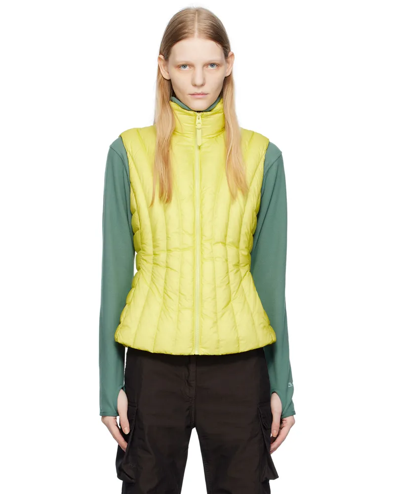 Mackage Yellow Lilyan Down Vest Pale