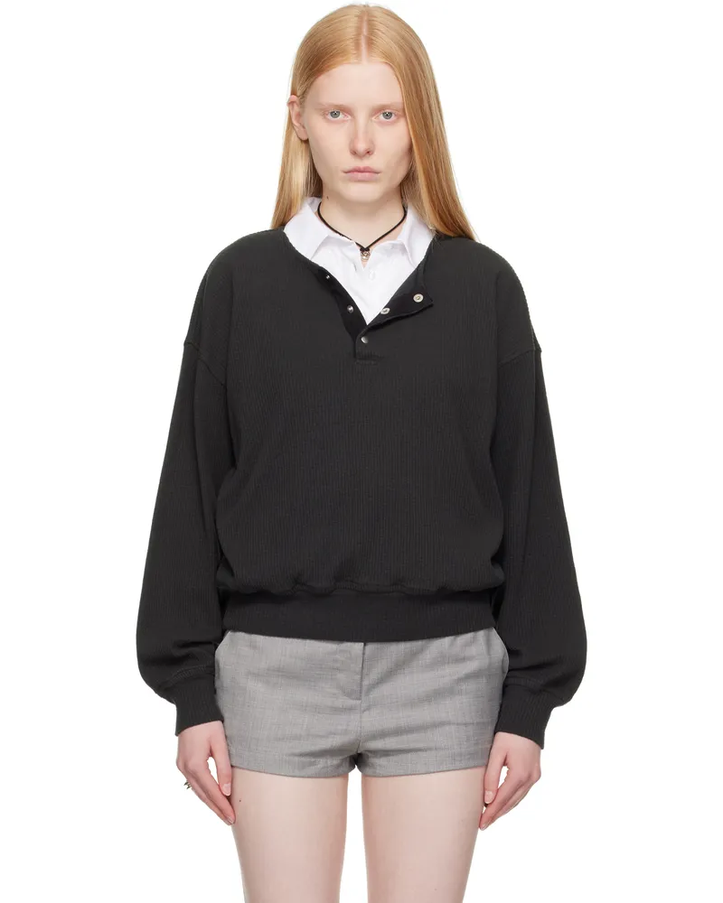 Our Legacy Gray Balloon Sweatshirt Black