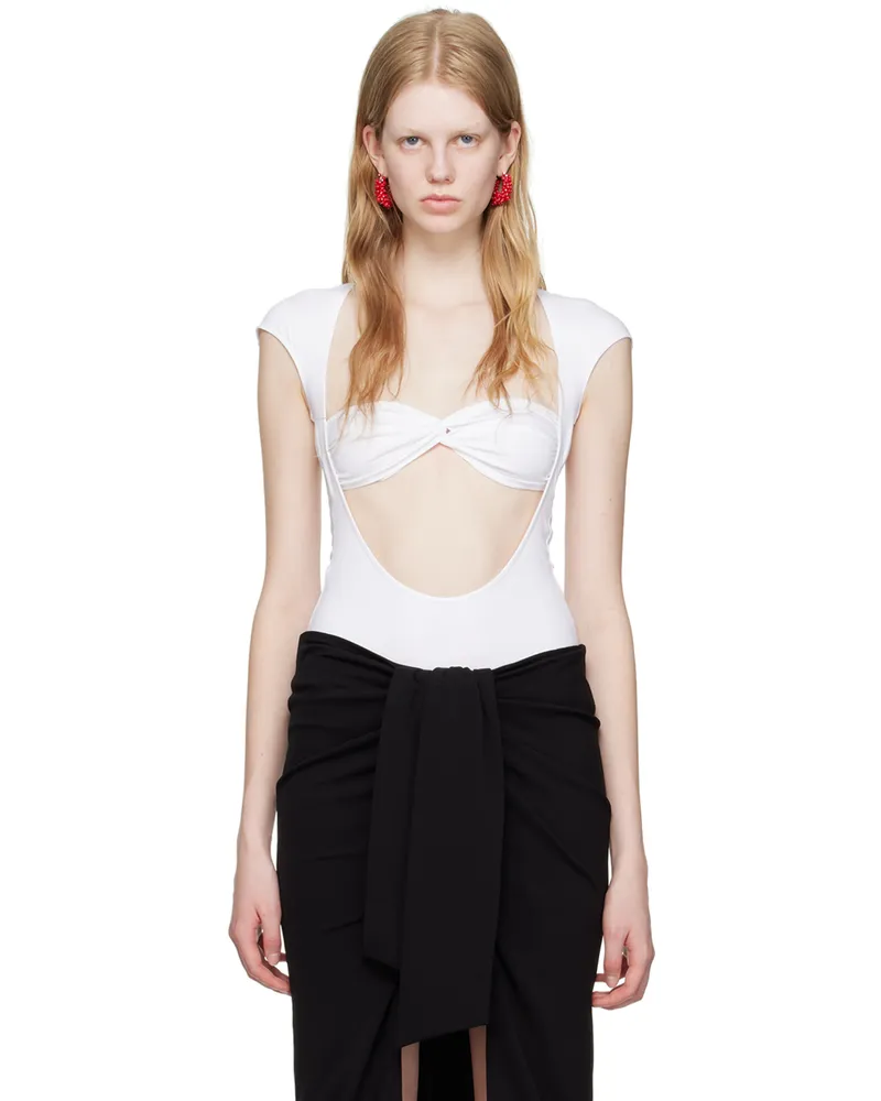 Beaufille White Baes Bodysuit White