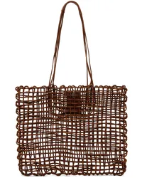 Dragon Diffusion Brown EW Kanpur Tote Tan