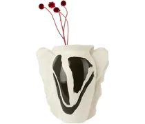 Off-White Large Smiley Face Vase