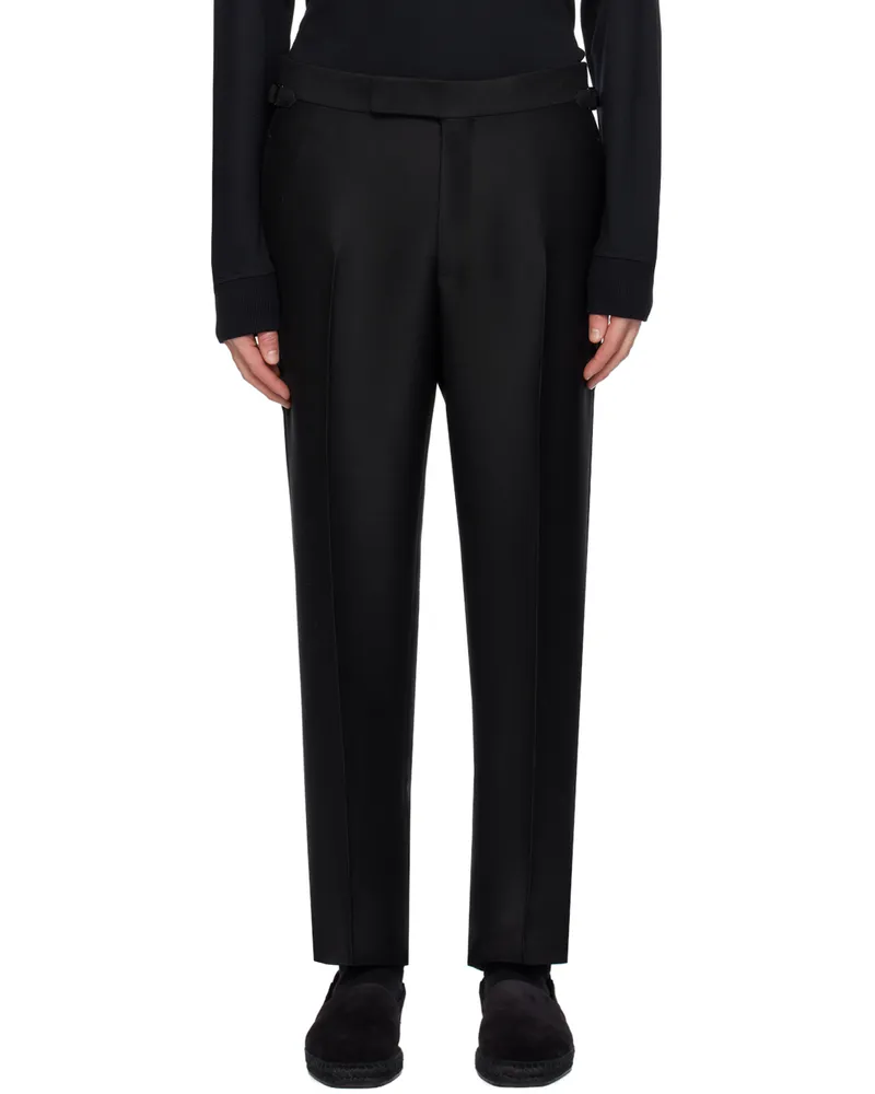 Tom Ford Black O'Connor Trousers Black
