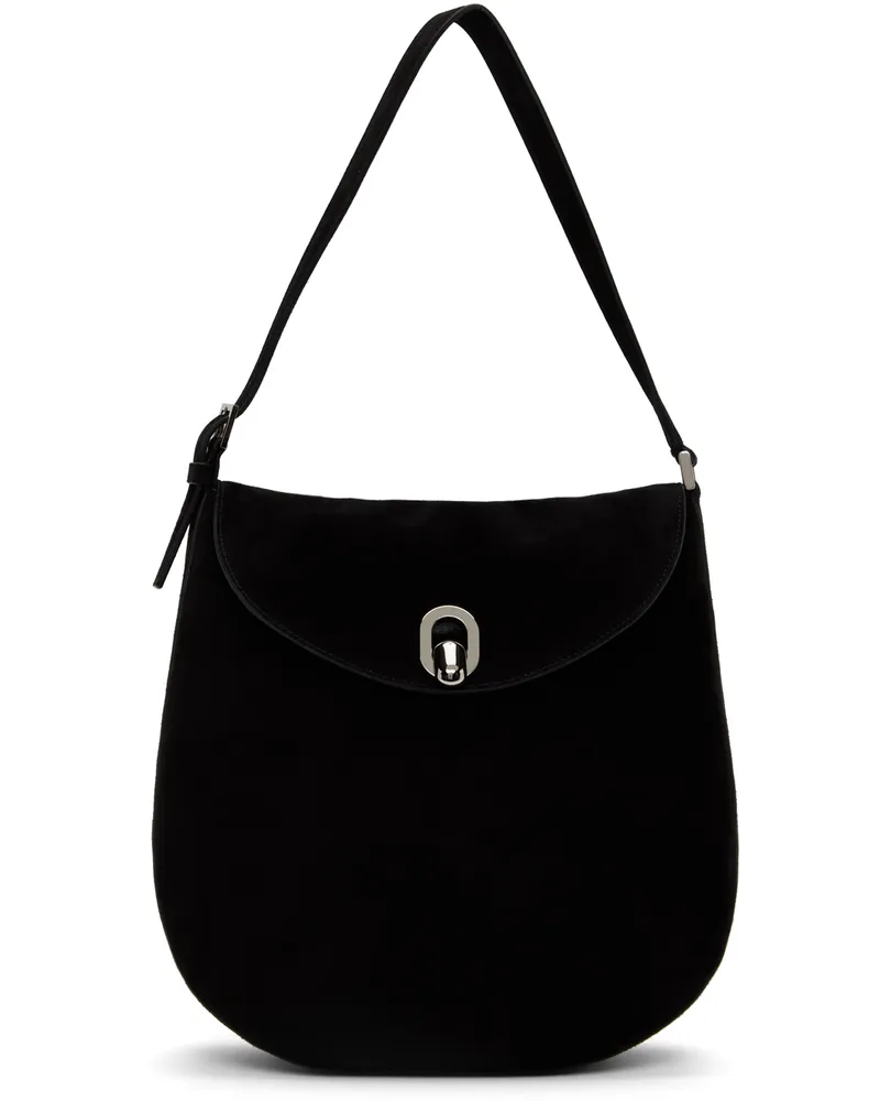 SAVETTE Black Large Tondo Bag 001