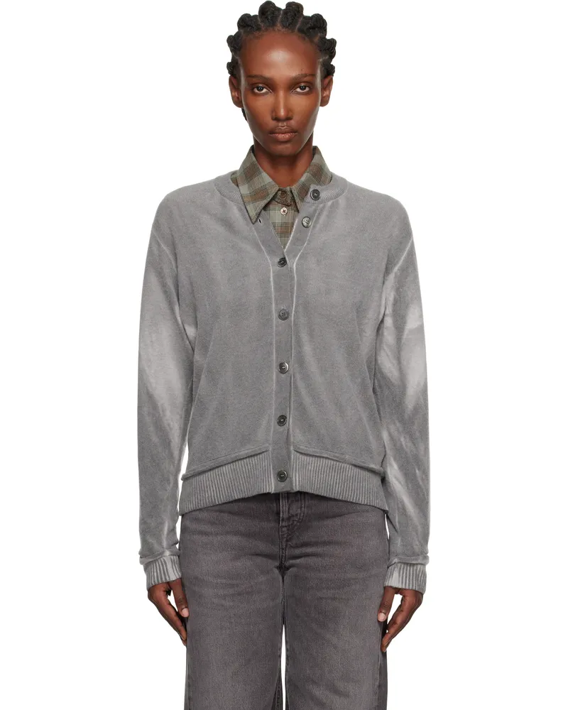 Our Legacy Gray Dual Cardigan Grey