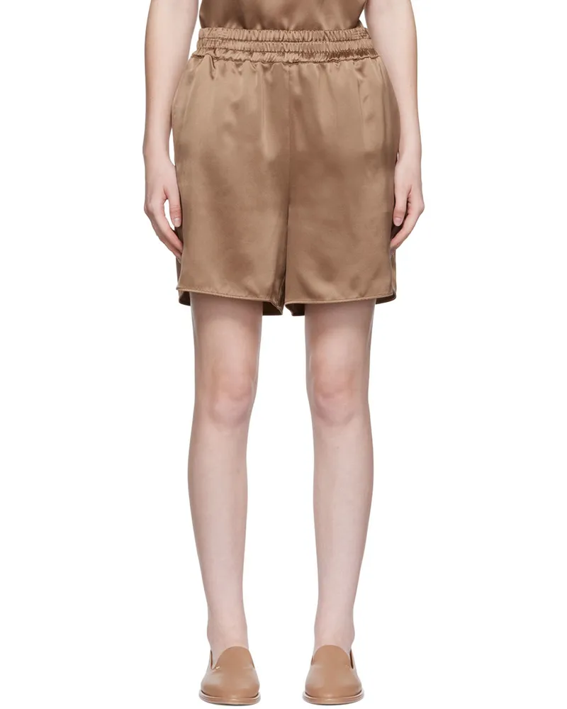 Max Mara Brown Zurlo Shorts 014