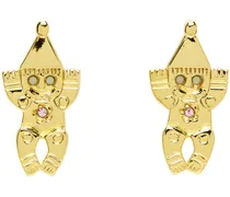 Gold Gnome Earrings