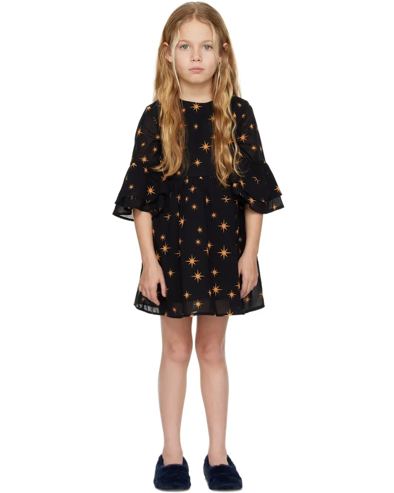 Mini Rodini Kids Black Stars Dress 99