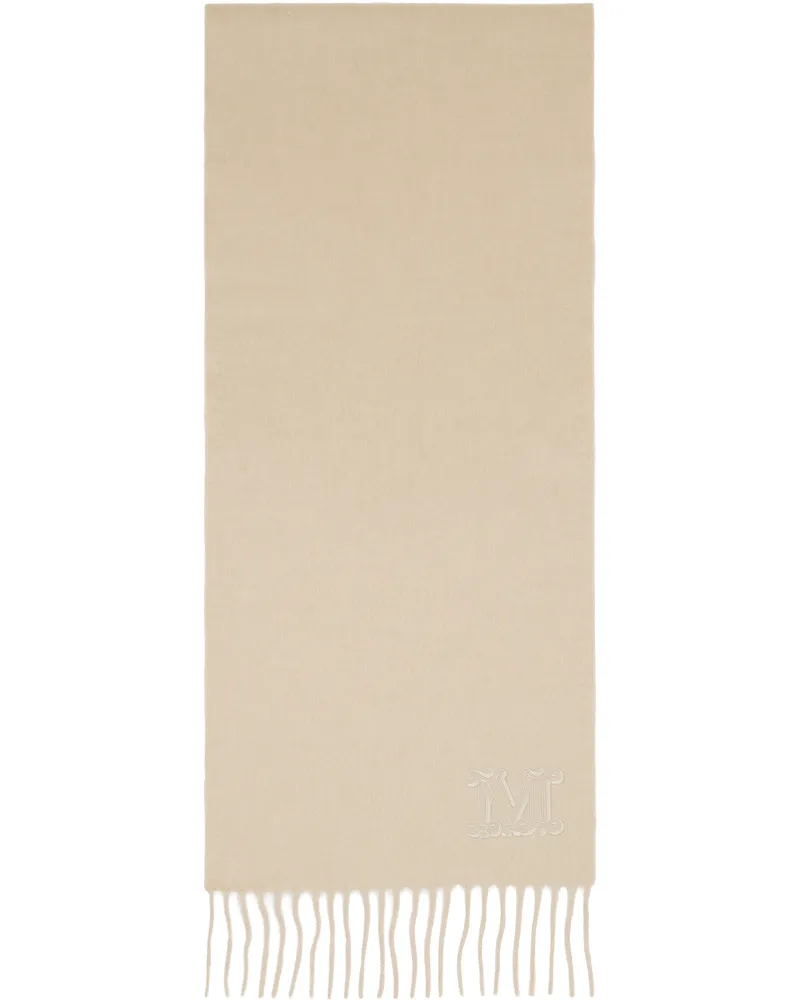 Max Mara Beige Clara Scarf 5
