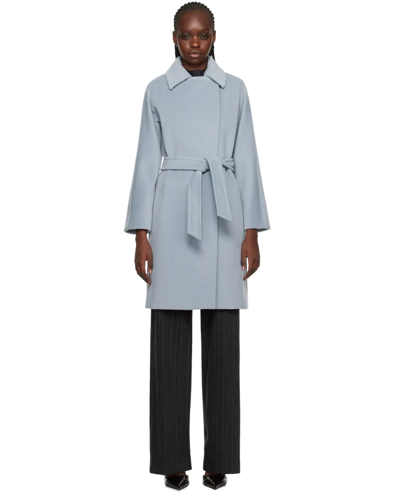 Max Mara Blue Estella Coat 027