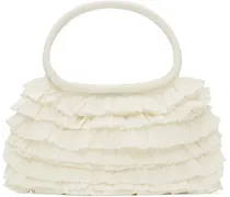 SSENSE Exclusive Off-White Frilled Bag