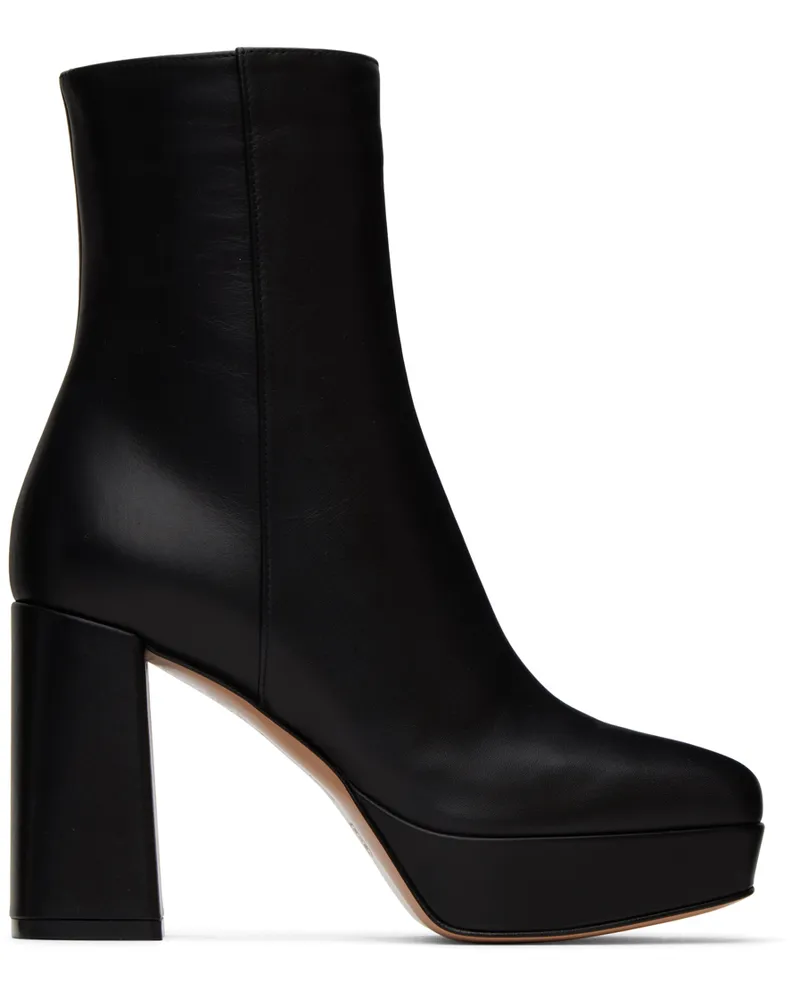 Gianvito Rossi Black Daisen Boots Black