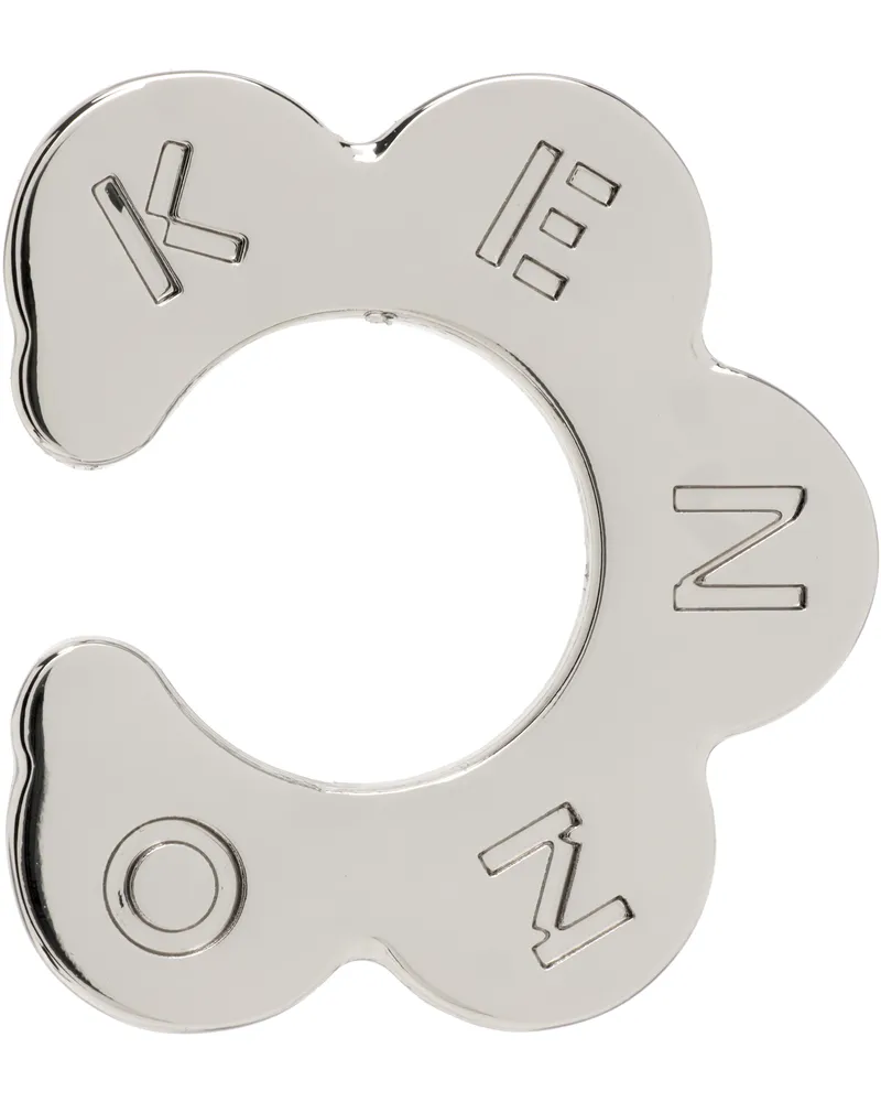 Kenzo Kenzo Paris 'KENZO Stamp' Ear Cuff Silver