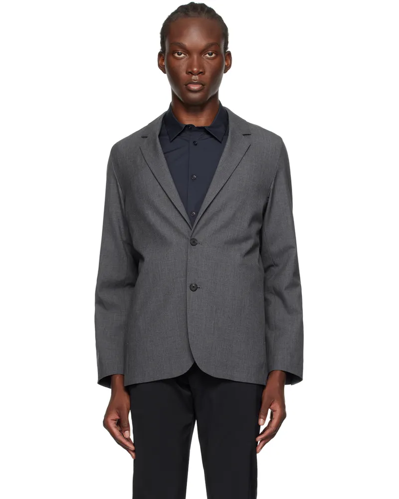 ATON Gray Tailored Blazer 303