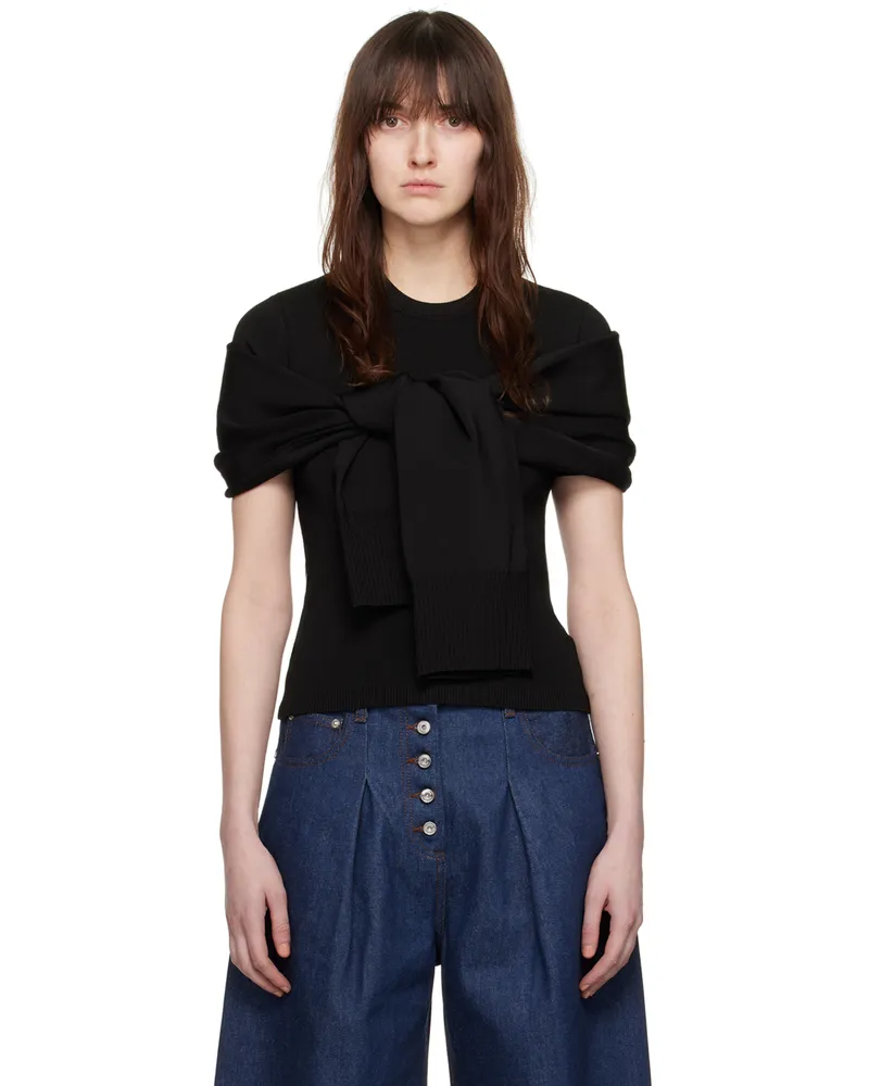 Jacquemus Black Les Sculptures 'Le haut Rica' Sweater 990