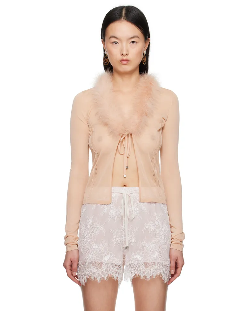 Blumarine Pink Knitted Cardigan N0145
