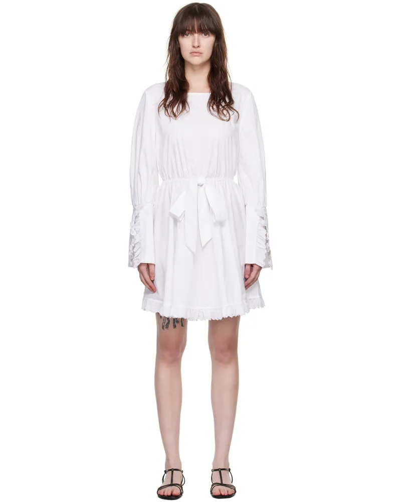 Kika Vargas White Yuri Minidress White