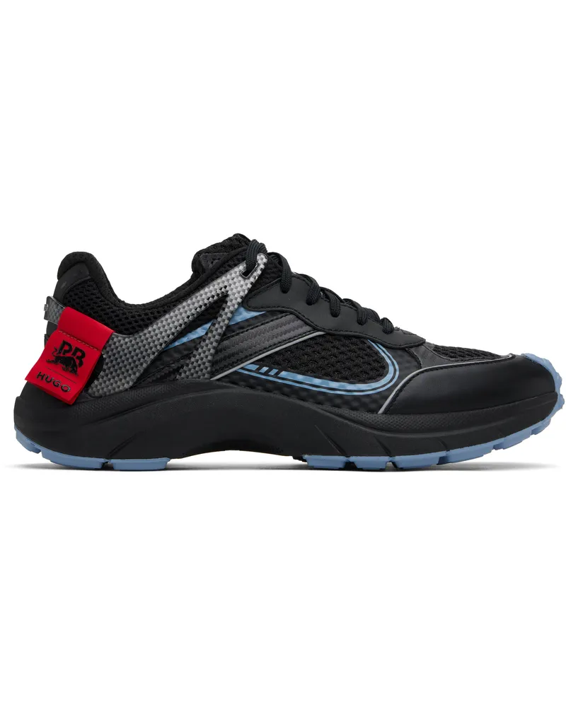 HUGO BOSS Black & Blue RB Edition Hybrid Sneakers 004-black