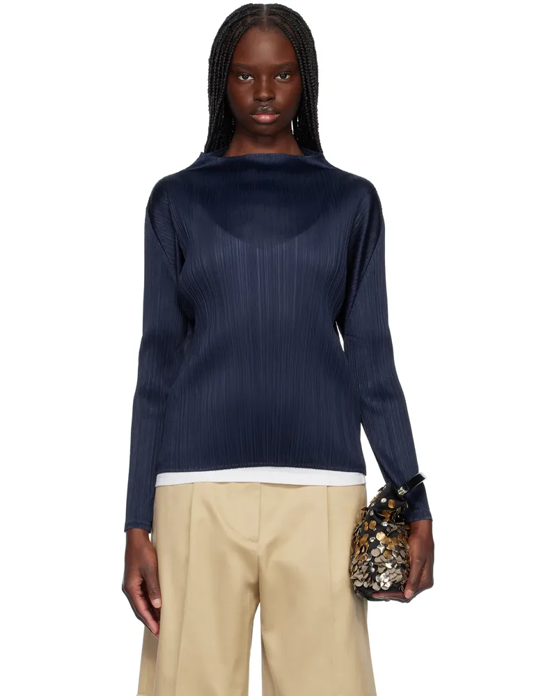 Issey Miyake Navy Monthly Colors February Top 75