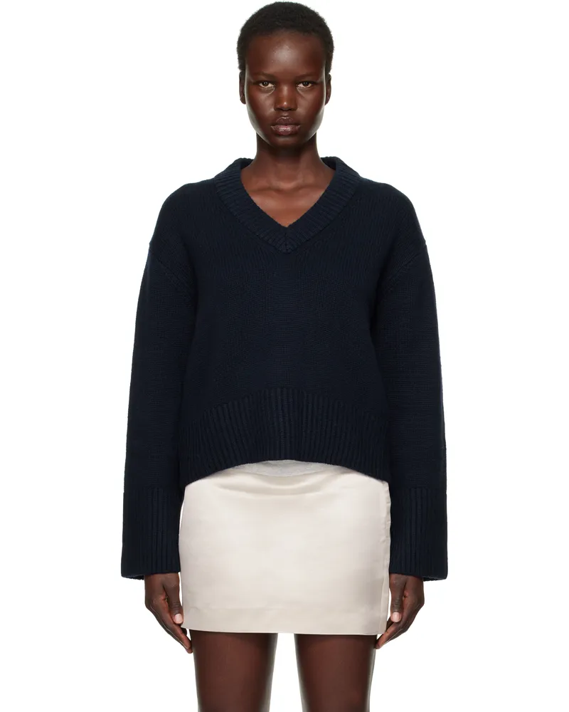 Lisa Yang Navy Aletta Sweater Na