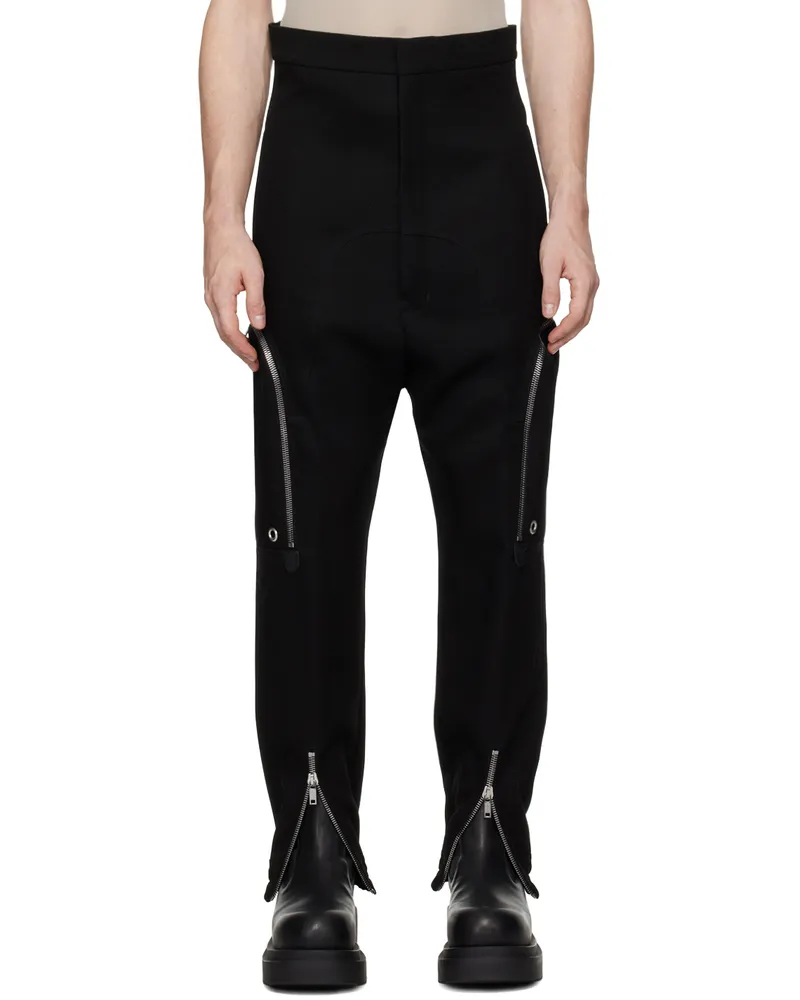 Rick Owens Black Porterville Dirt Bauhaus Cargo Pants 09