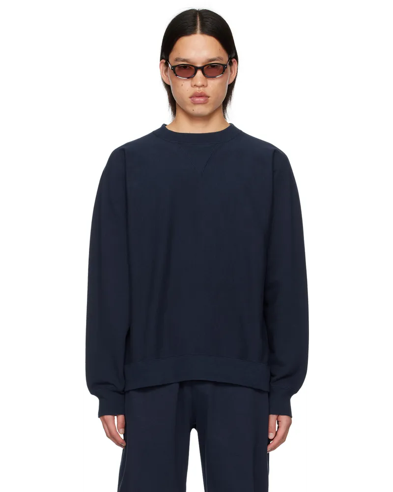 nanamica Navy KODENSHI Sweatshirt Dn