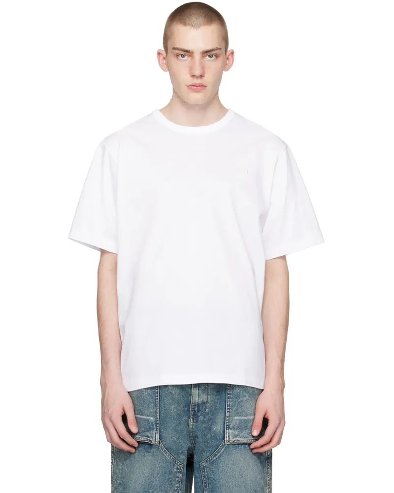 JUUN.J White Embroidered T-Shirt 1
