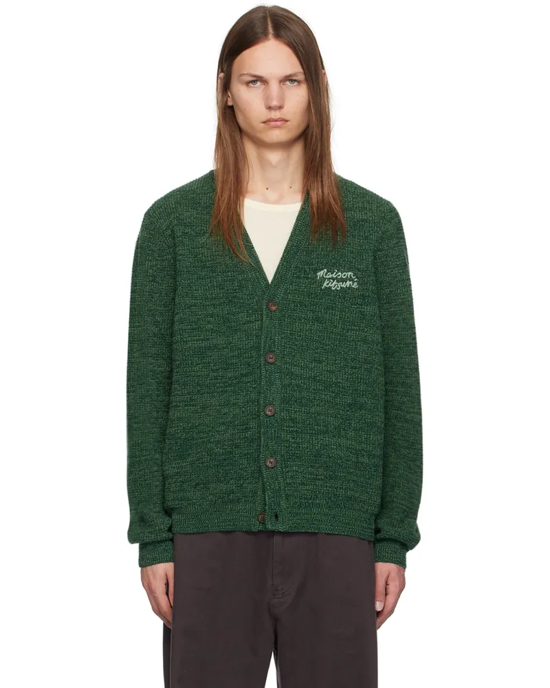 Kitsuné Green '' Handwriting Cardigan Ranger