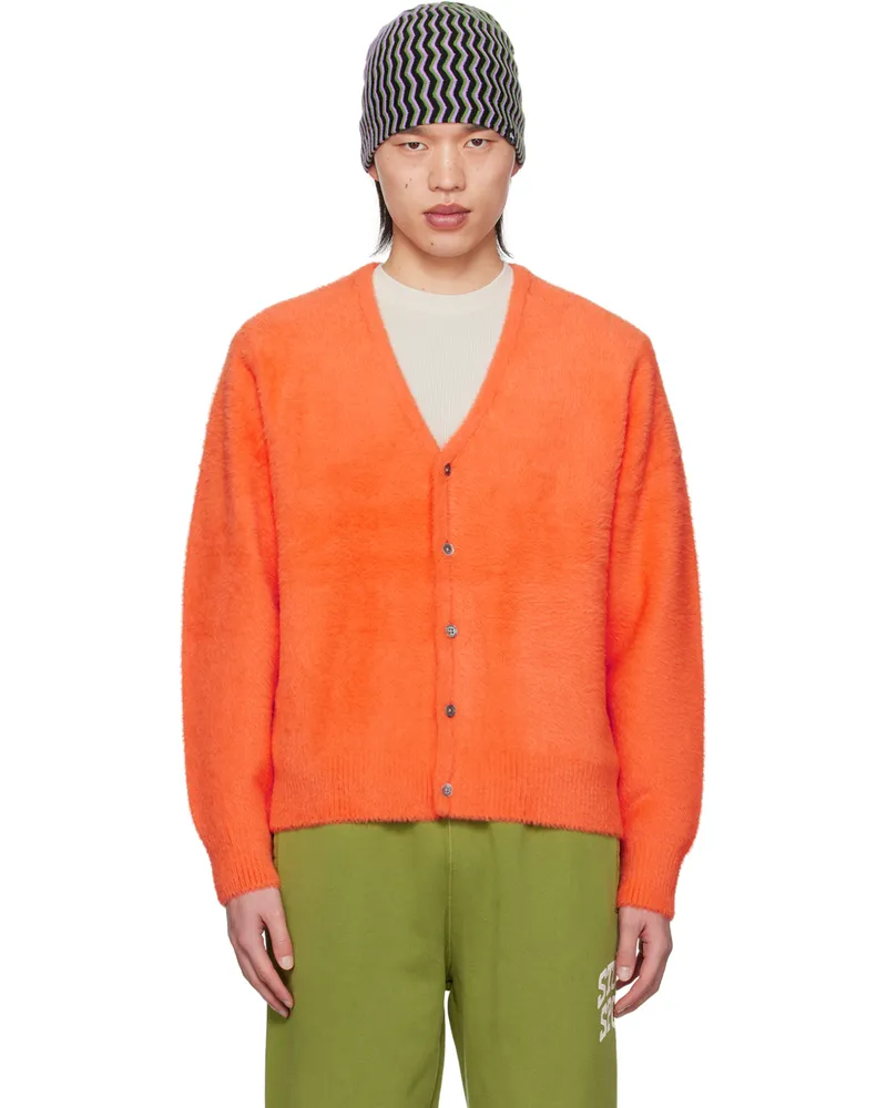 Stüssy Orange Button Cardigan Reor