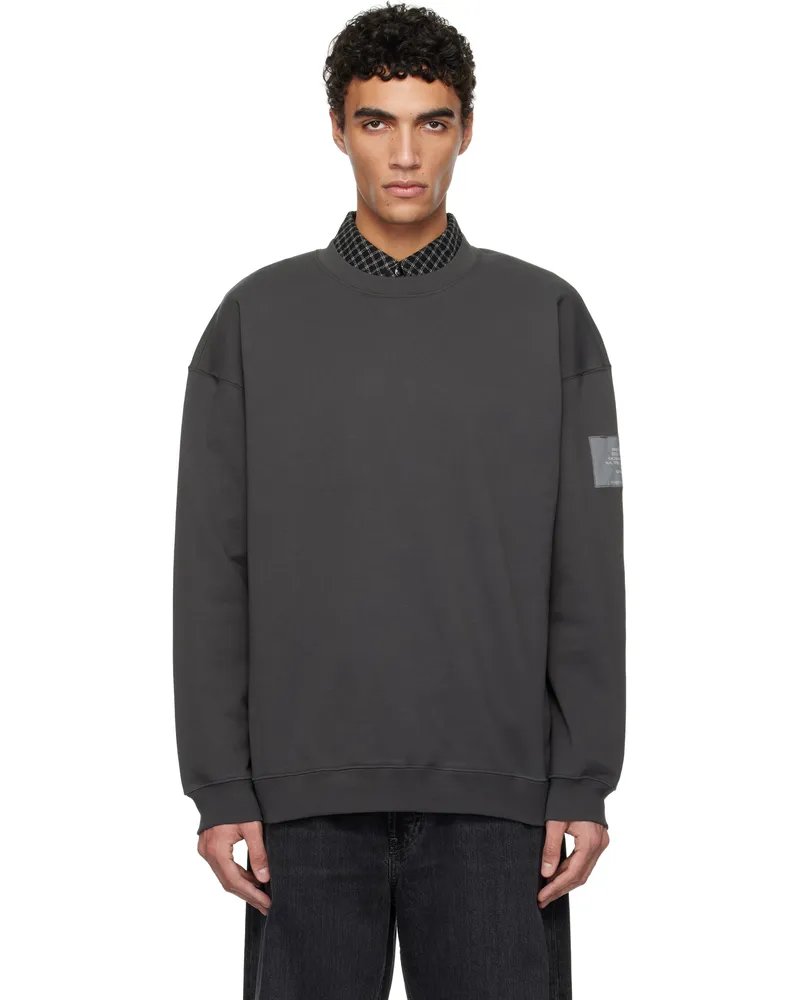N.HOOLYWOOD Gray Crewneck Sweatshirt Charcoal