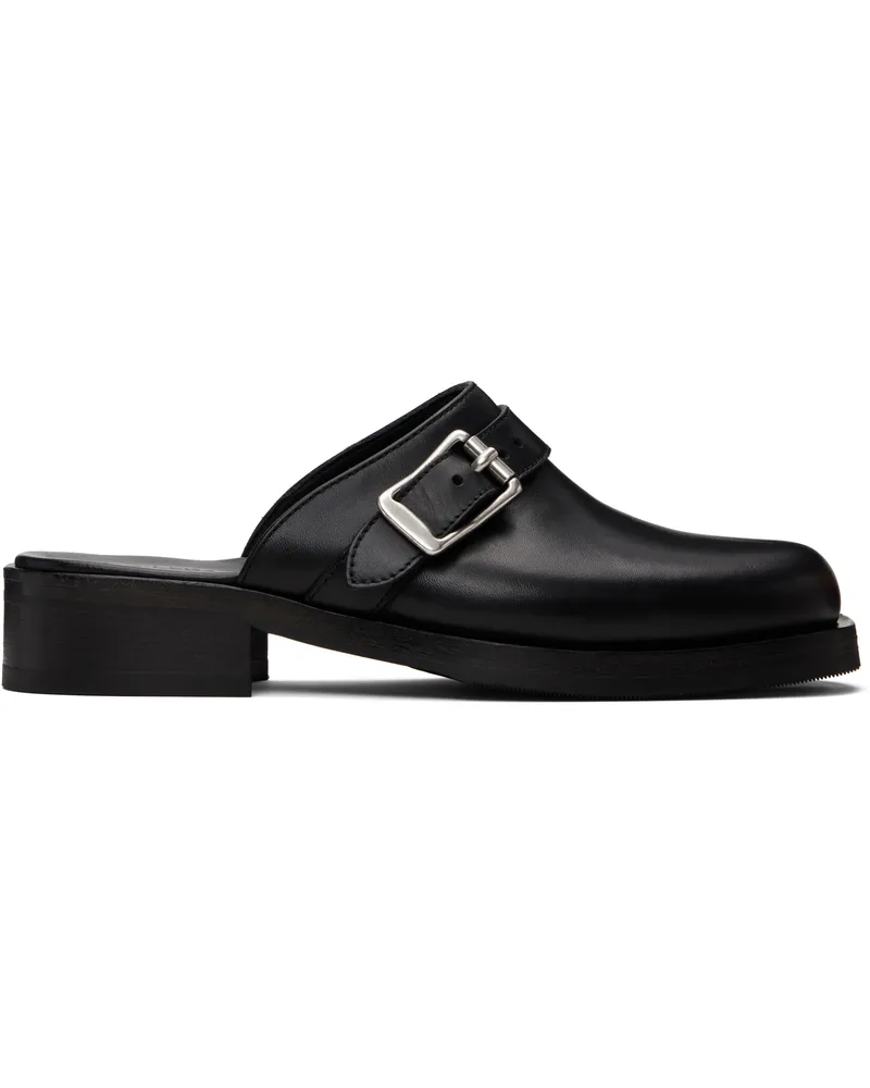 Our Legacy Black Camion Mule Loafers Black
