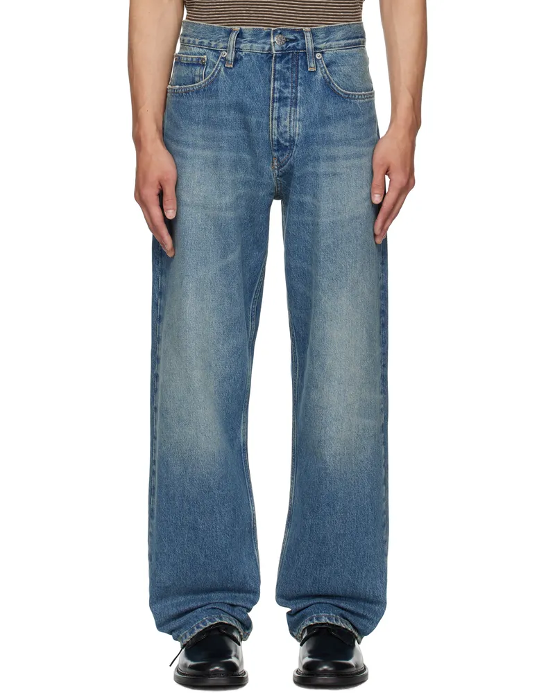 Sunflower Blue Loose Jeans Dark