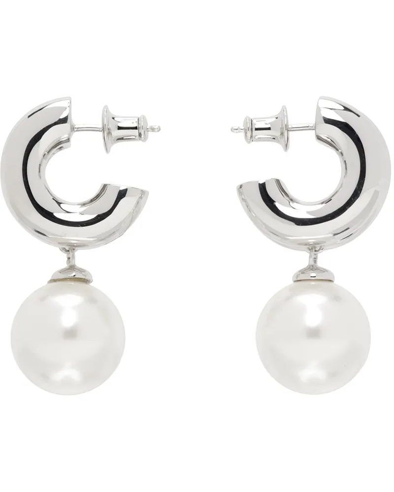 Numbering Silver #9138 Earrings Silver