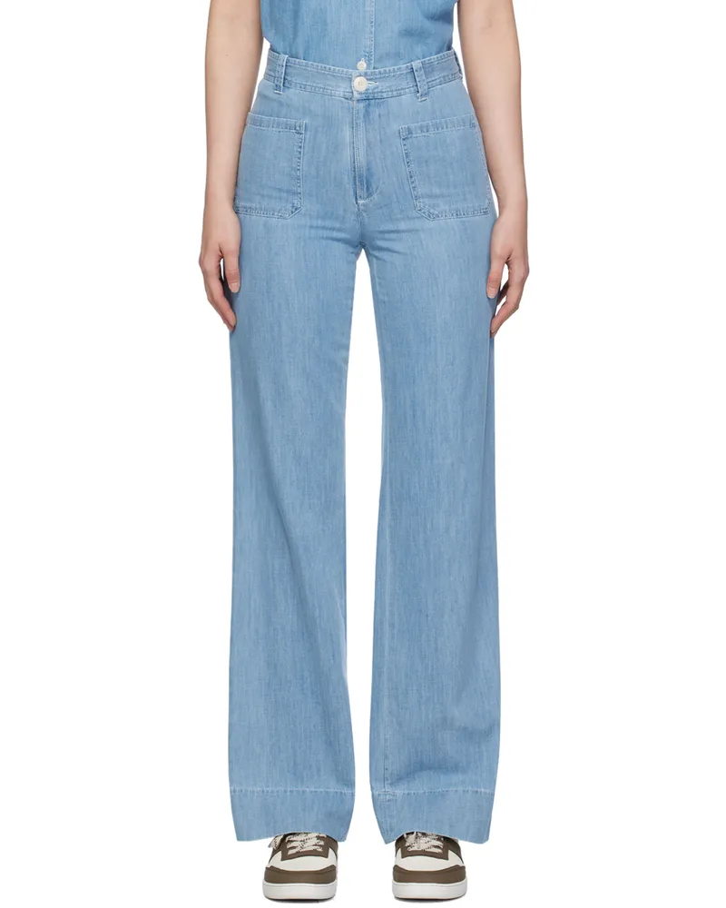 A.P.C. Blue Emilie Jeans Iab
