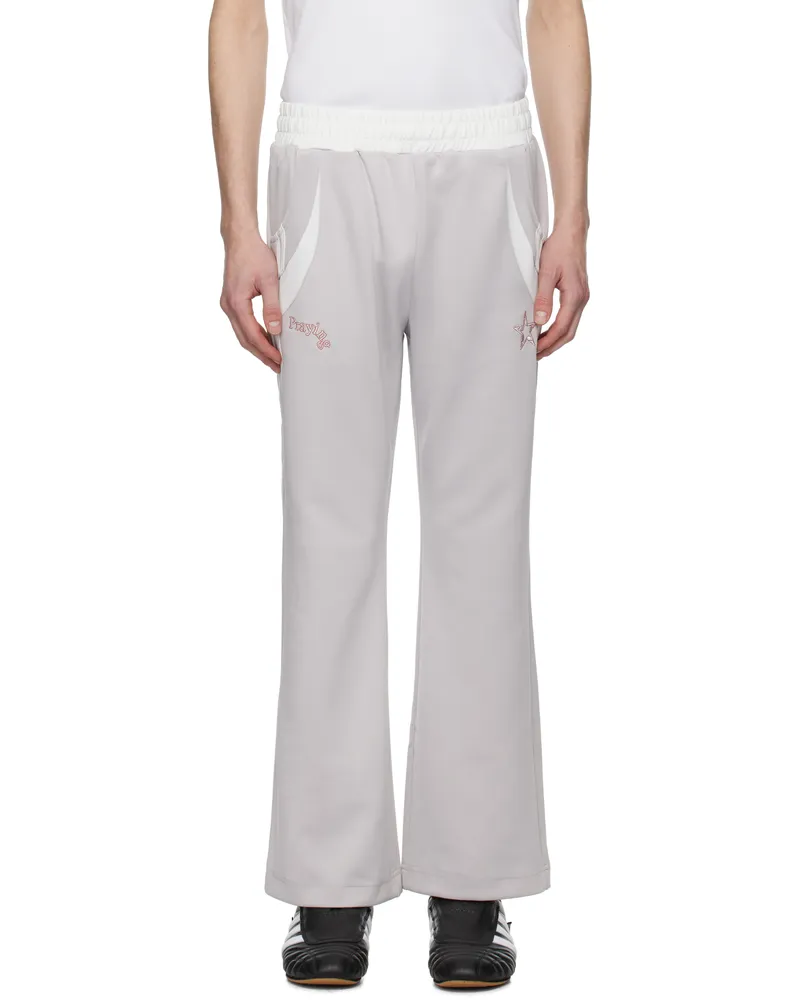 Praying Gray Track Sweatpants Grey