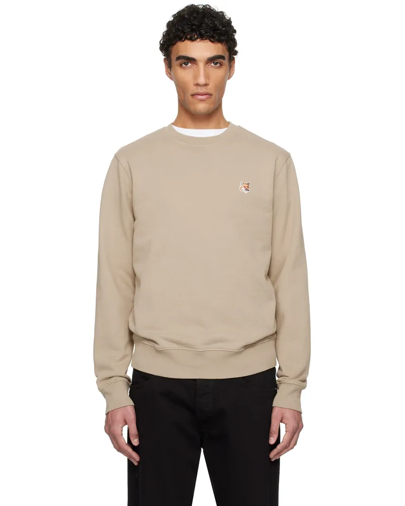 Kitsuné Green Fox Head Patch Regular Sweatshirt P357
