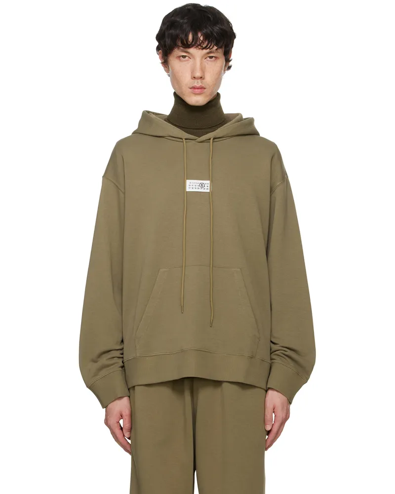 Maison Margiela Green Logo Hoodie 741