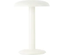 White Gustave Residential Portable Table Lamp