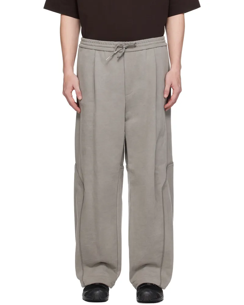 JUUN.J Gray Drawstring Sweatpants A